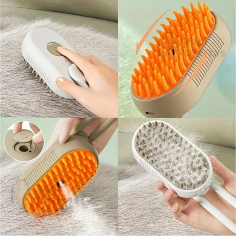 PetZen™ | Cepillo Grooming 3 en 1 para Mascotas