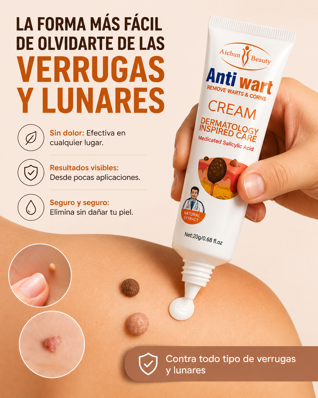 REMOVERO DE VERRUGAS AB