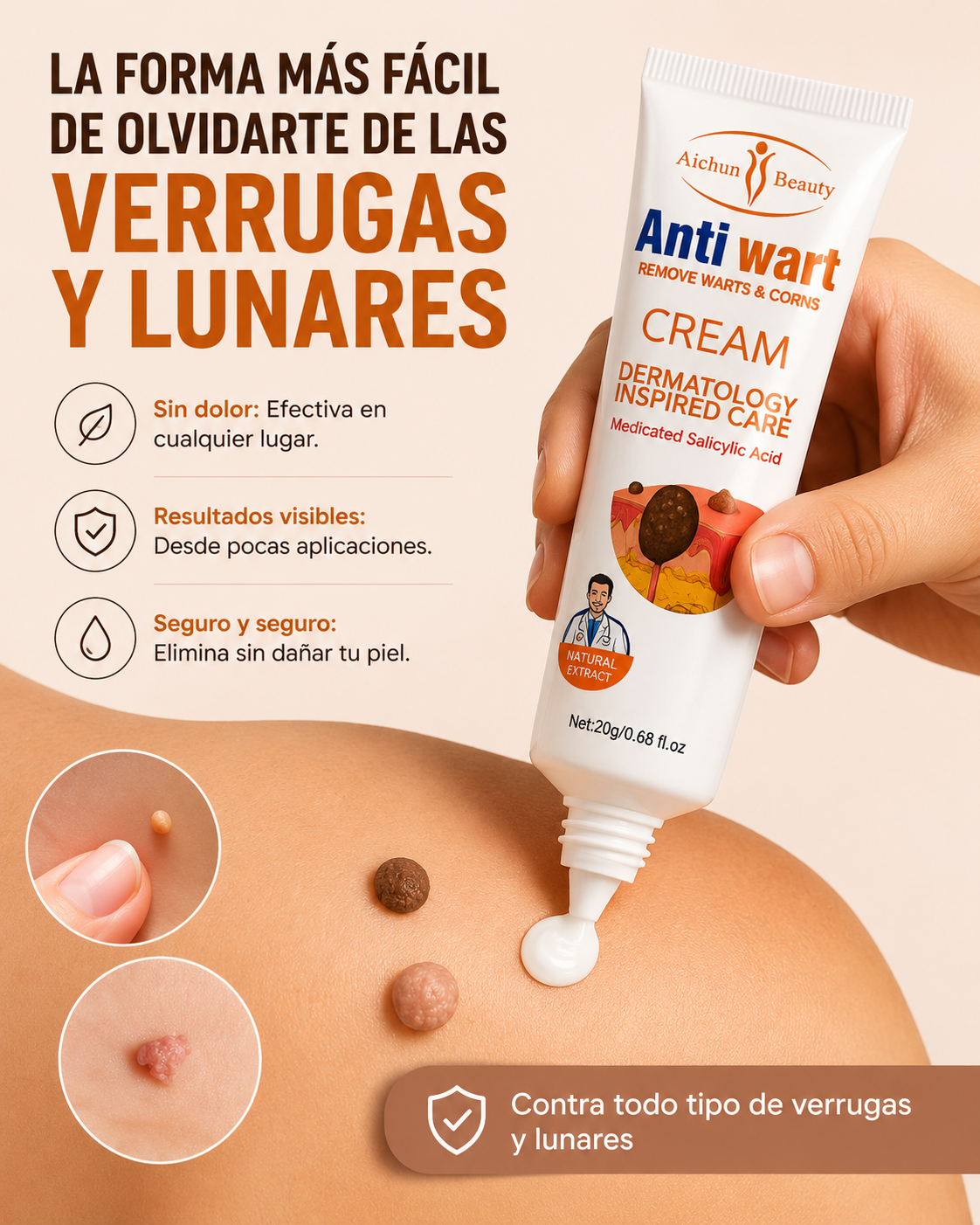 REMOVERO DE VERRUGAS AB