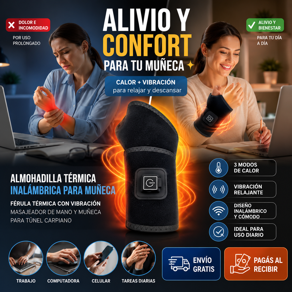 THERMAWRIST® Muñequera Térmica – Alivio y confort