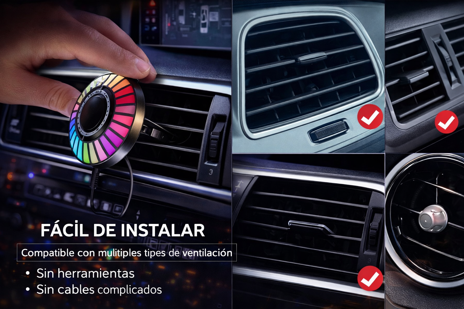 Luz Ritmica Led RGB Para Auto